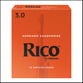 Rico Soprano Saxophone Reeds #1.5 Pack of 3 reeds